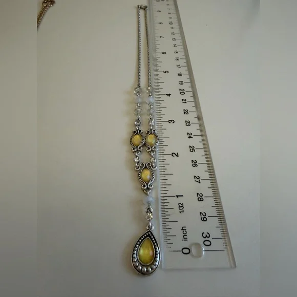 Elegant Silver and Gold Pendant Necklaces - Bundle of 2 - Picture 7 of 10